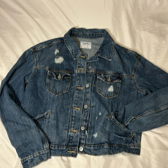 Old Navy Denim Jean Jacket size L - Picture 1 of 9